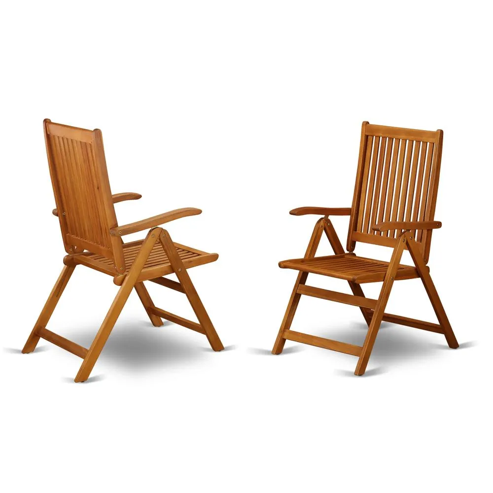 Wooden Patio Set Natural Oil | Outdoor-Furniture Dining Set