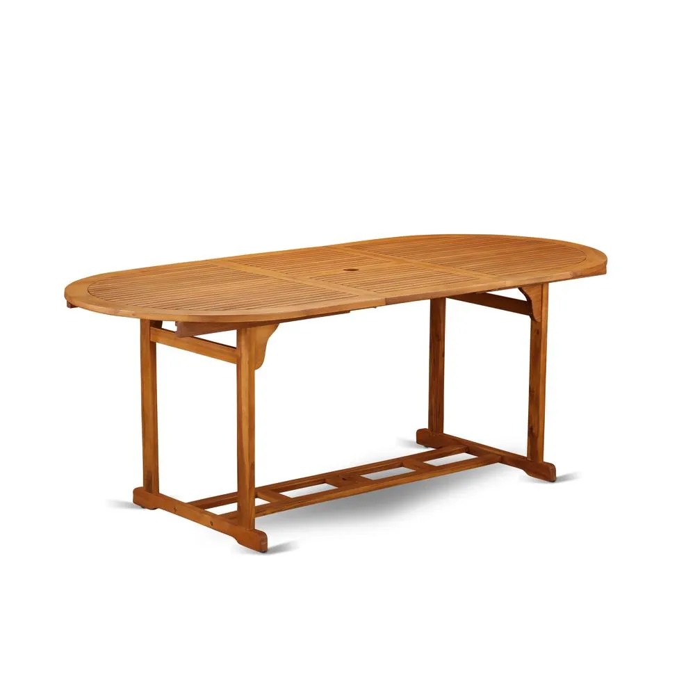 Wooden Patio Set Natural Oil | Outdoor-Furniture Dining Set