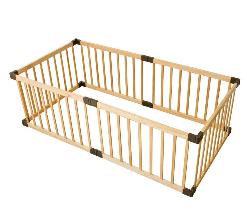 Wooden Playpen, Foldable, Storable, Joint Type, Set of 6